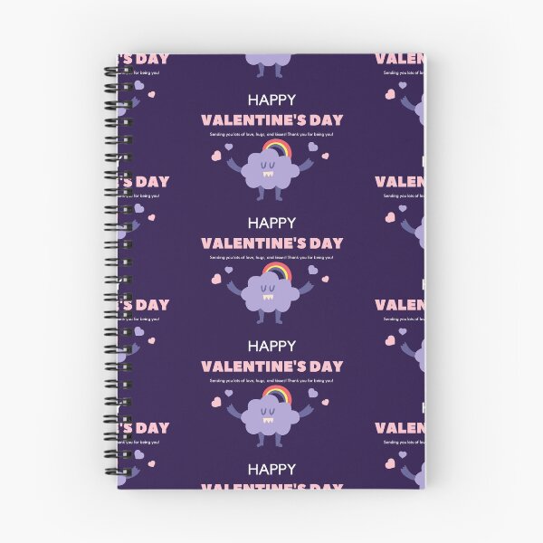 Item preview, Purple/Pink Rainbow Cloud Valentine’s Day Card designed and sold by Rpgpbp.