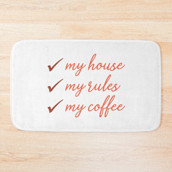 Item preview, Knives detective movie: My House My Rules My Coffee - handwritten designed and sold by Between Clouds.