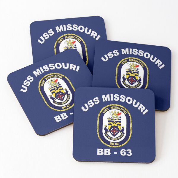 Item preview, USS Missouri (BB-63) Crest for Dark Colors designed and sold by Nikki SpaceStuffPlus.