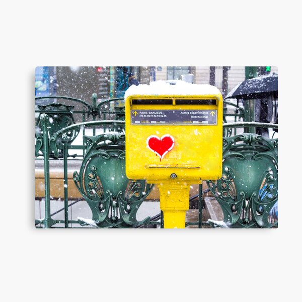Item preview, Postal box with red heart on it designed and sold by Rrrainbow.