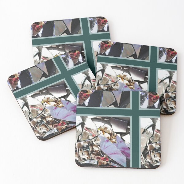 Item preview, Abstract Reflection, Shattered Mirror Pieces, Texture Photography by Courtney Hatcher designed and sold by cghatcherart.