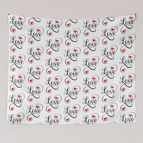 Item preview, Romantic Love Design with Hearts designed and sold by WisdomInspired.