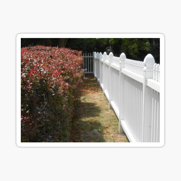Item preview, Flowers and Fence designed and sold by CrazyCatChick.