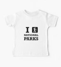Camiseta para bebé Caminatas Parques Nacionales
