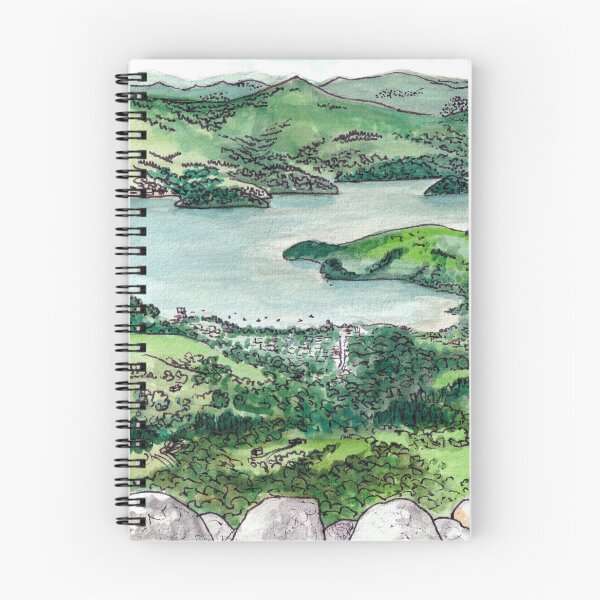Artikelvorschau, Akaroa von Purple Peak Aquarell entworfen und verkauft von Tom Napper Design.