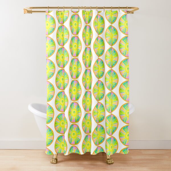 Let there Be Light - Round Shower Curtain
