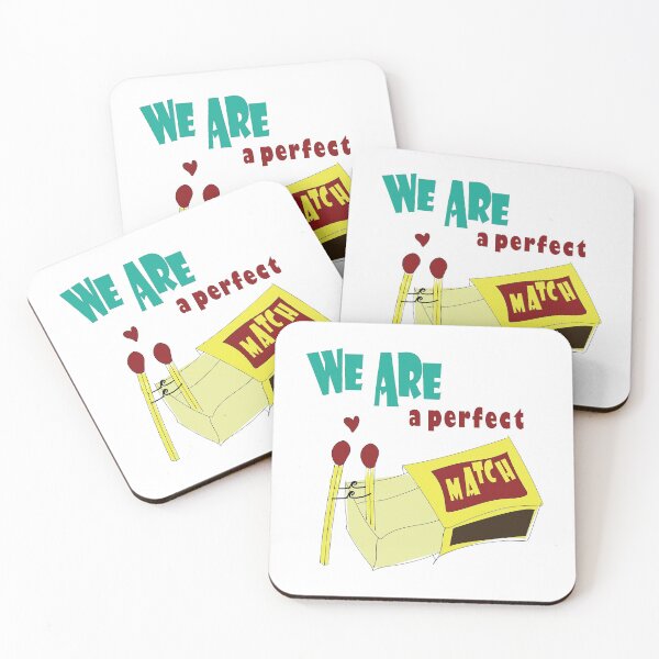 Item preview, We are a perfect match. designed and sold by olafekry.