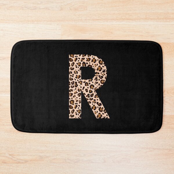 Item preview, The Letter R - Monogram in Classic Leopard Print designed and sold by Bumblefuzzies.