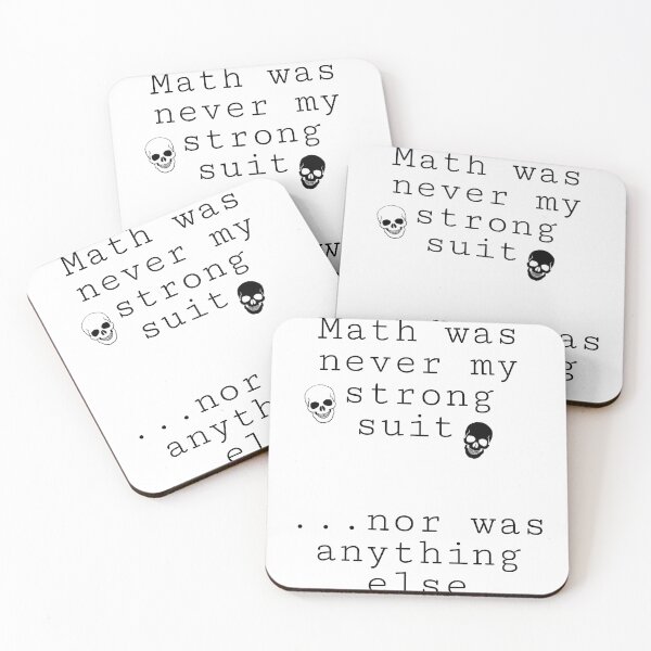 Item preview, math is wack designed and sold by SnazzyshopbyM.