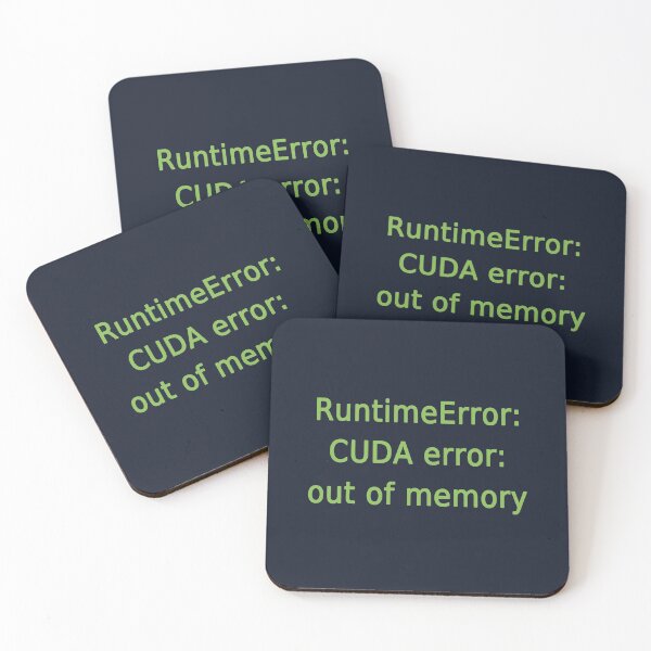 Item preview, runtime error cuda error designed and sold by FunnyGrief.