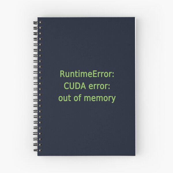 Item preview, runtime error cuda error designed and sold by FunnyGrief.