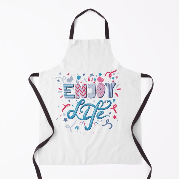 Item preview, Enjoy Life - inspirational Motivational Quote designed and sold by BitsndPieces.