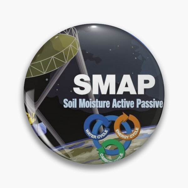 Item preview, Soil Moisture Active Passive (SMAP) Logo designed and sold by Nikki SpaceStuffPlus.
