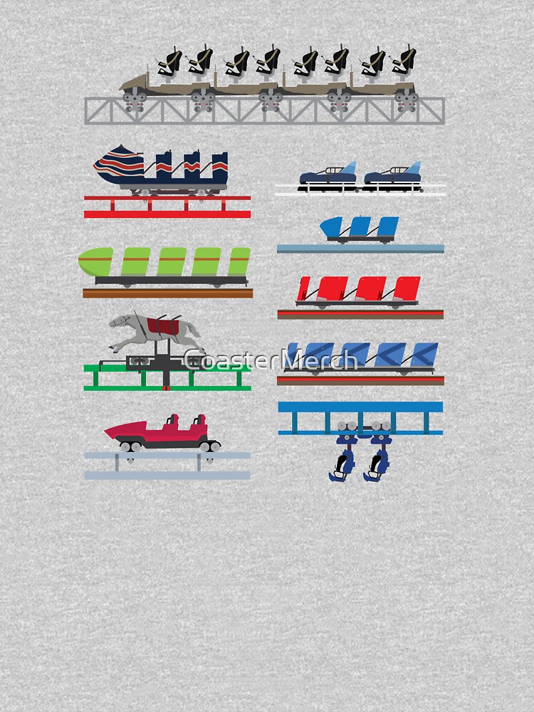 Blackpool Pleasure Beach Coaster Cars Design by CoasterMerch