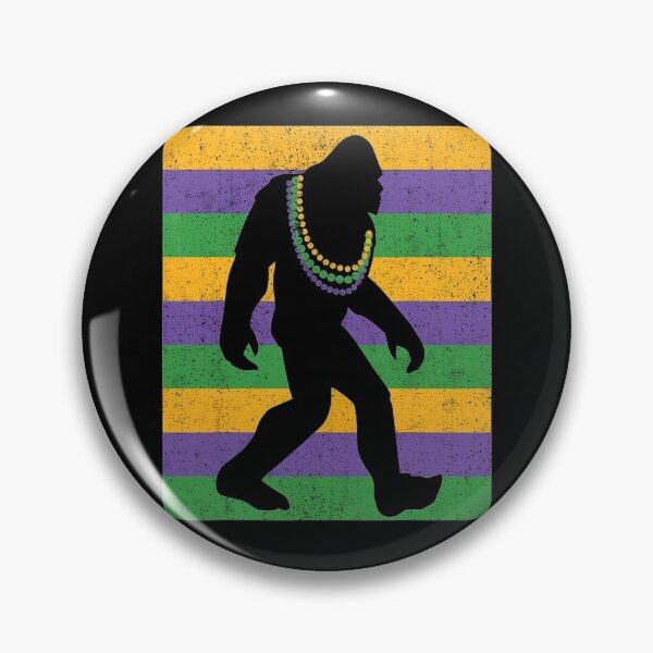 Item preview, Sasquatch Bigfoot Mardi Gras designed and sold by klawiter86322.