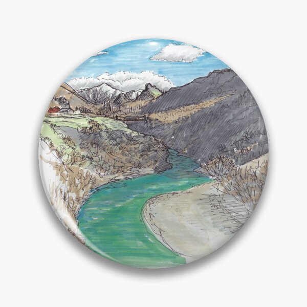 Item preview, Arrow River from Gibbston Valley Watercolour designed and sold by Tom Napper Design.