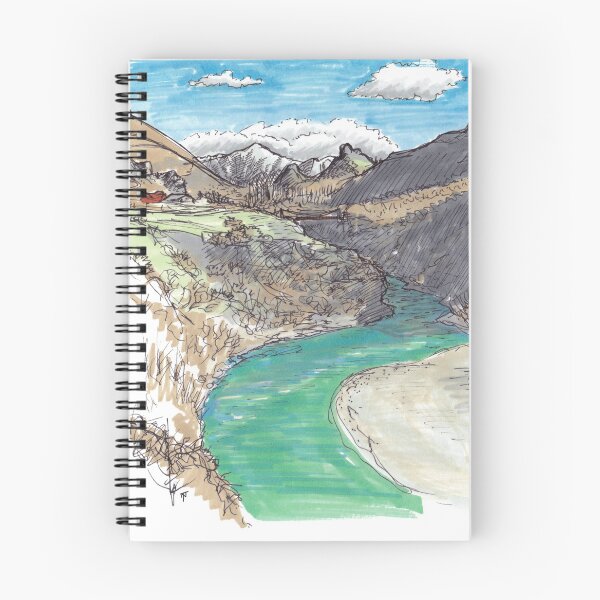 Item preview, Arrow River from Gibbston Valley Watercolour designed and sold by Tom Napper Design.