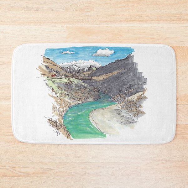 Item preview, Arrow River from Gibbston Valley Watercolour designed and sold by Tom Napper Design.