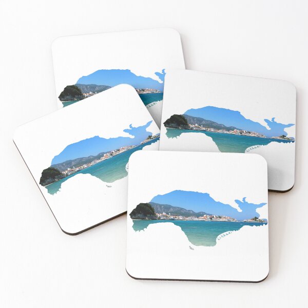 Item preview, Kokkari Bay - Island Silhouette - Samos (Greece) designed and sold by nabeArtist.