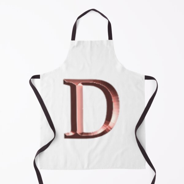 Item preview, Rose Gold Upper Case Letter D designed and sold by molamode.