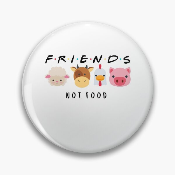 Item preview, Friends not food Veganism designed and sold by Inspo-Tees.