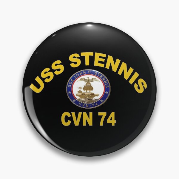 Item preview, USS John C. Stennis (CVN-74) Crest for Dark Colors designed and sold by Nikki SpaceStuffPlus.