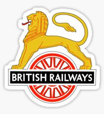 BRITISH RAILWAYS, BR, SIGN, First logo, British Railways, 'Cycling Lion' Sticker