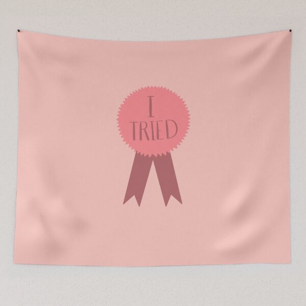 Item preview, “I tried” ribbon designed and sold by katjaberardino.