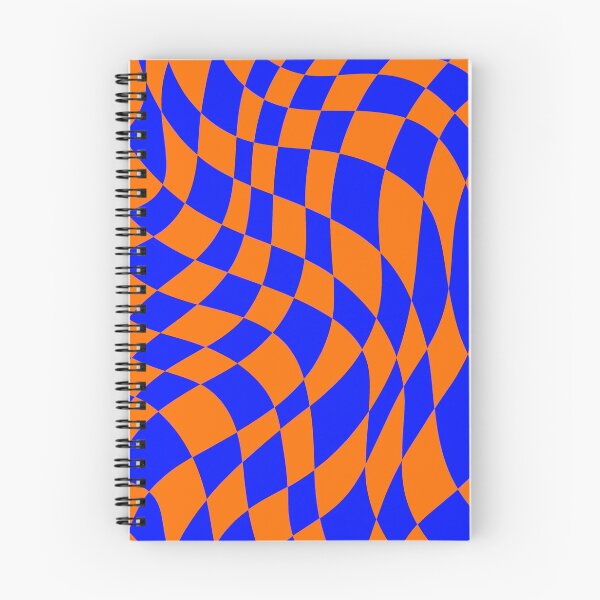 Item preview, Orange and Blue Checkered Warp designed and sold by matildabaily.