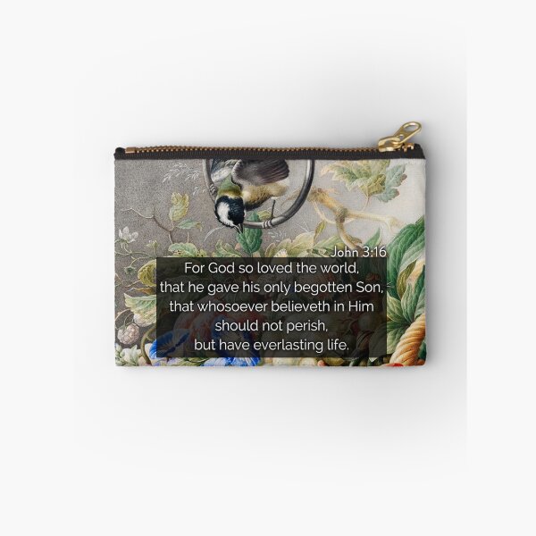 Item preview, Bible Verse Art - John 3:16 - Christian Quote - King James Bible designed and sold by Sirieht.