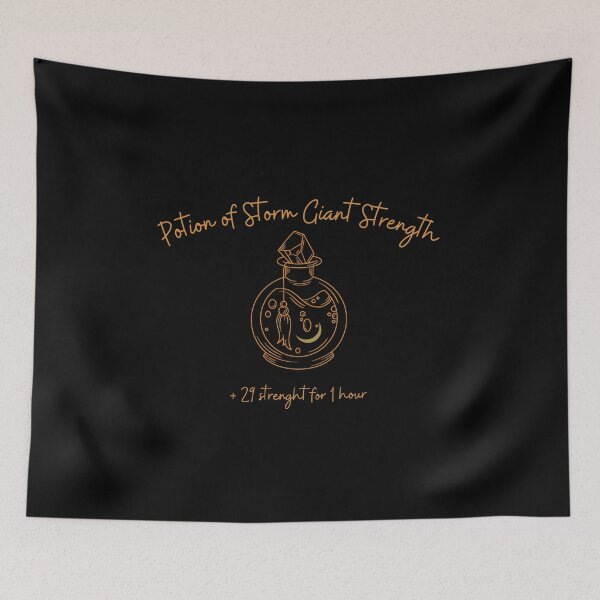 Item preview, Potion of storm giant strength design designed and sold by TheChicktopus.