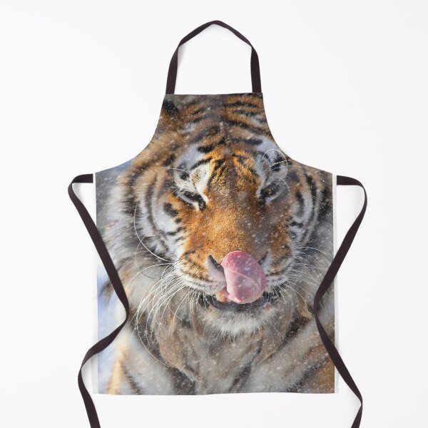 Item preview, Tiger Catching Flurries designed and sold by Karol Livote.