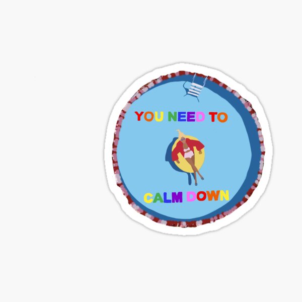 Taylor Swift, You Need To Calm Down Sticker