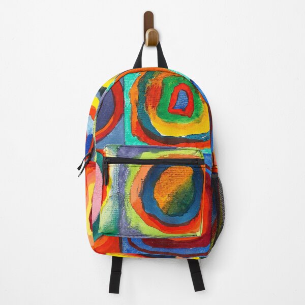 Item preview, Squares with concentric rings 1913 Kandinsky designed and sold by IvintageArt.