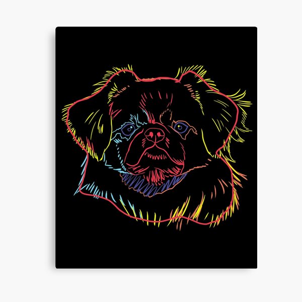 Artikel-Vorschau von Buntes Tibet-Spaniel Hund, designt und verkauft von alwe-designs.