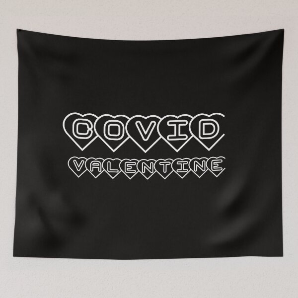 Item preview, Covid Valentine Black designed and sold by DamaliePierre.