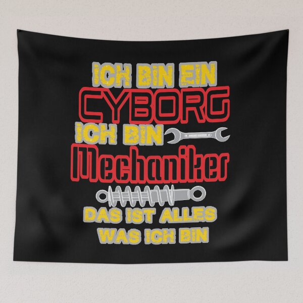 Item preview, I am A Cyborg and a Mechanic designed and sold by DELMEO.