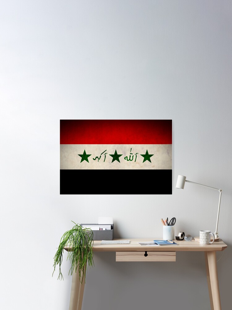 Iraq old Flag #2 Poster for Sale by Mo5tar