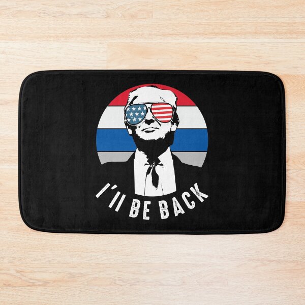 Item preview, Ill Be Back Trump 2024 designed and sold by RandomStuffShop.