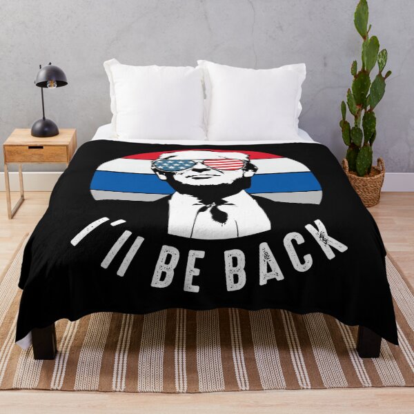 Item preview, Ill Be Back Trump 2024 designed and sold by RandomStuffShop.
