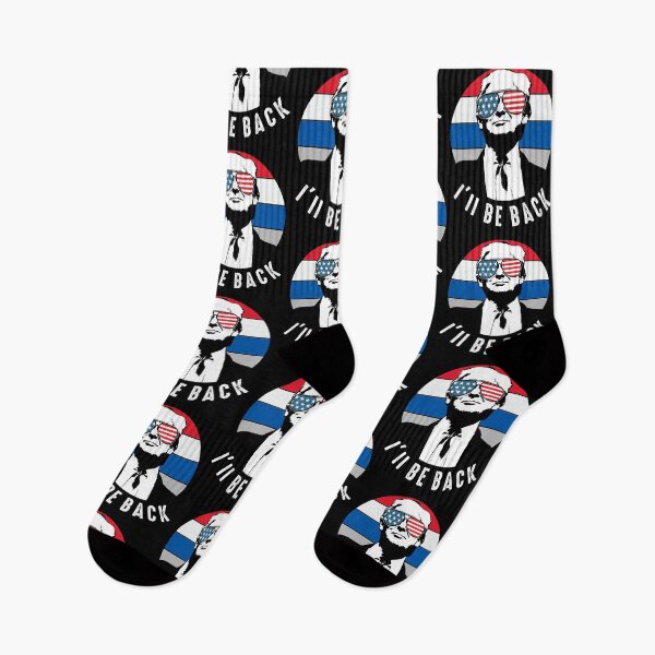 Item preview, Ill Be Back Trump 2024 designed and sold by RandomStuffShop.