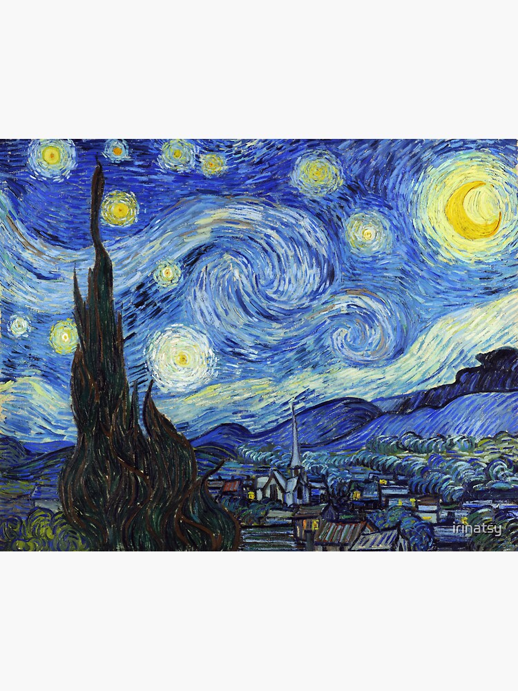 Discover Vincent van Gogh - Starry Night Sticker