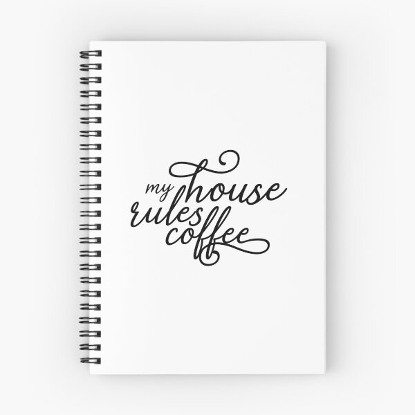 Item preview, Knives detective movie: My House My Rules My Coffee - black swirl designed and sold by Between Clouds.