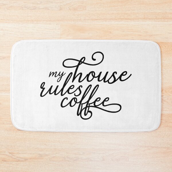 Item preview, Knives detective movie: My House My Rules My Coffee - black swirl designed and sold by Between Clouds.