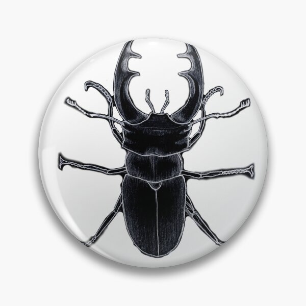 Item preview, Black Stag Beetle designed and sold by Ailuigidlos.