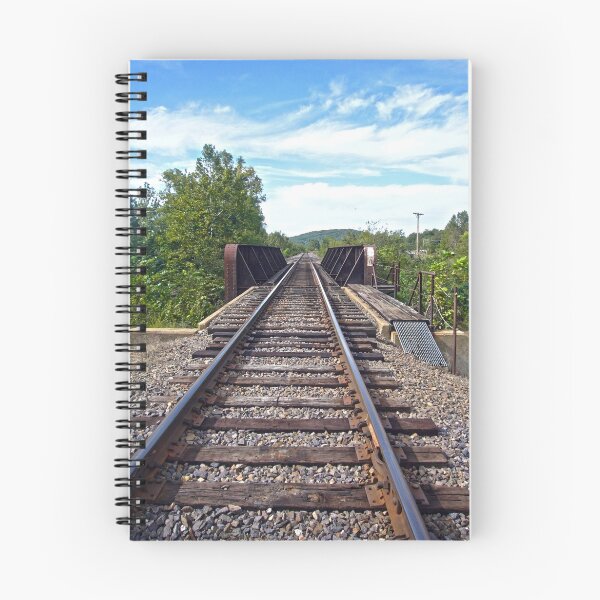 Item preview, Rail Road Tracks into Town designed and sold by Frankie Cat Photography.