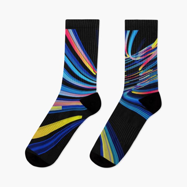 Item preview, flow of neon lines in a tube designed and sold by Mike Kiev art.