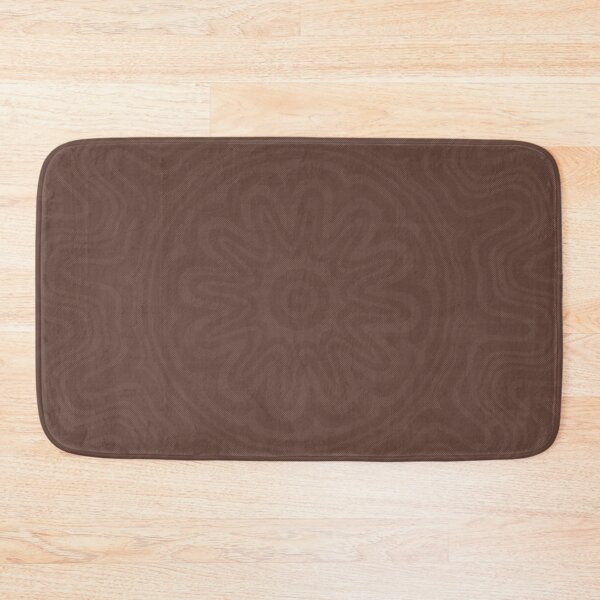 Item preview, Farrow Ball Deep Reddish Brown Mandala Contemporary Dotted Aztec Mandala Design designed and sold by AuraTherapeia.