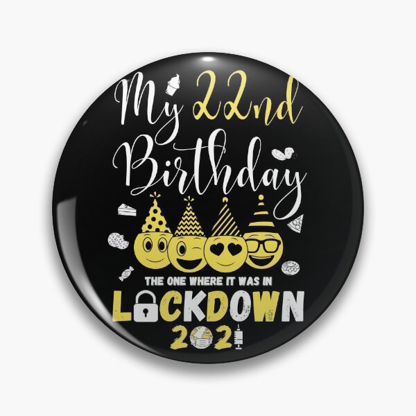 Item preview, my 22nd Birthday The One Where It Was In Lockdown 2021 designed and sold by amchtakkosa1.