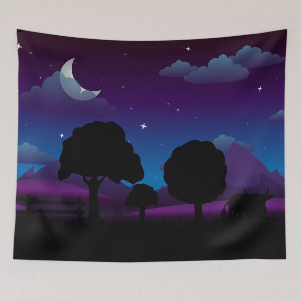 Item preview,  Night landscape designed and sold by Style2Vie.